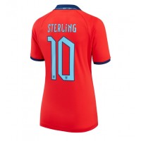 England Raheem Sterling #10 Auswärtstrikot Frauen WM 2022 Kurzarm